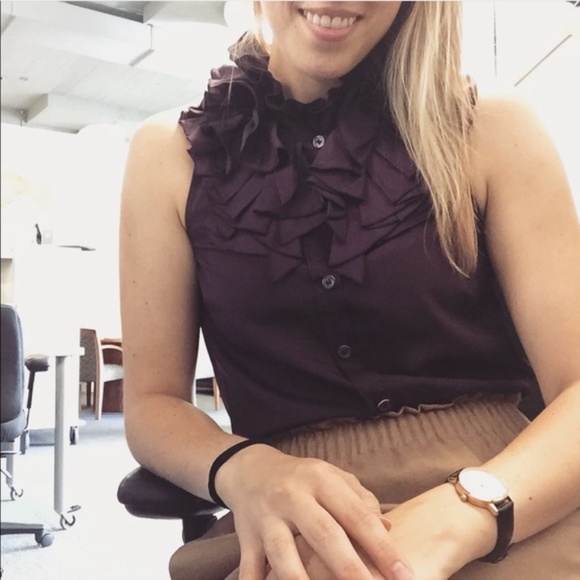 🛍️ J. Crew Kelsey Sleeveless Ruffle Tank - Picture 3 of 9